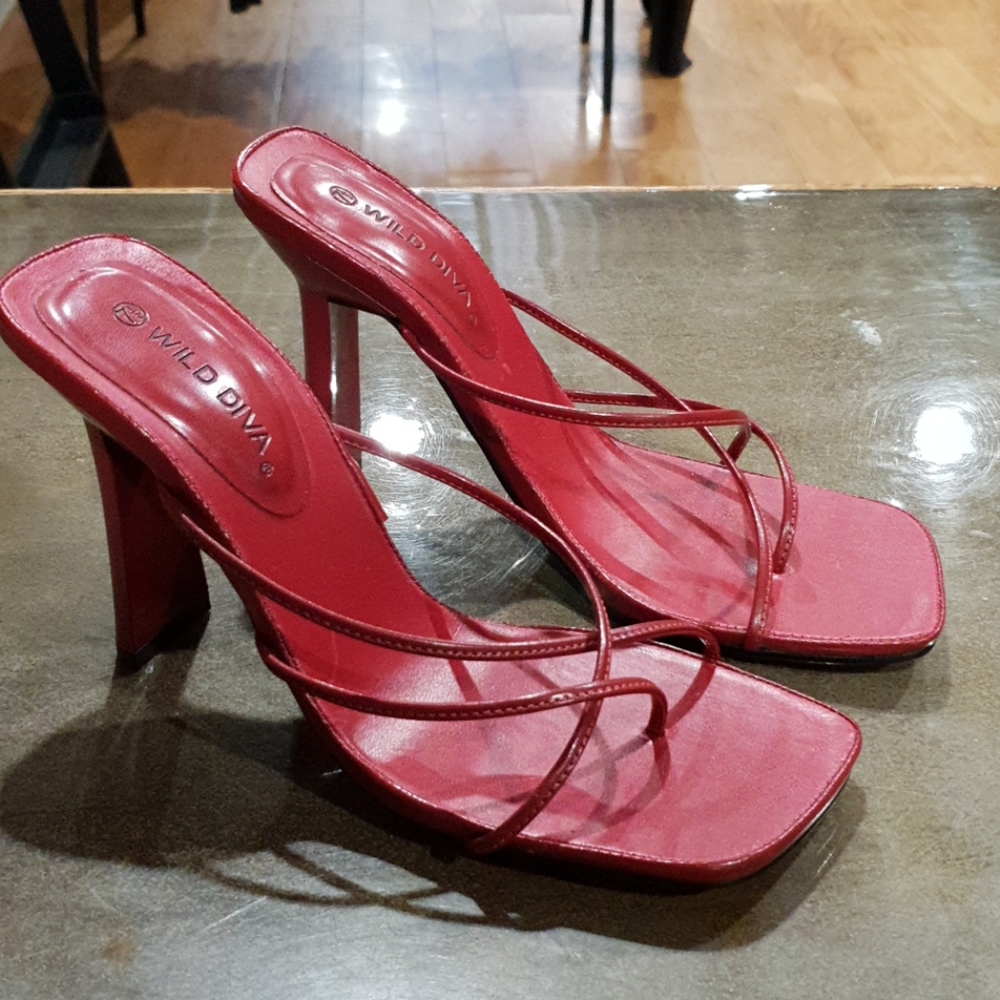 90s Wild Diva Strappy Heels